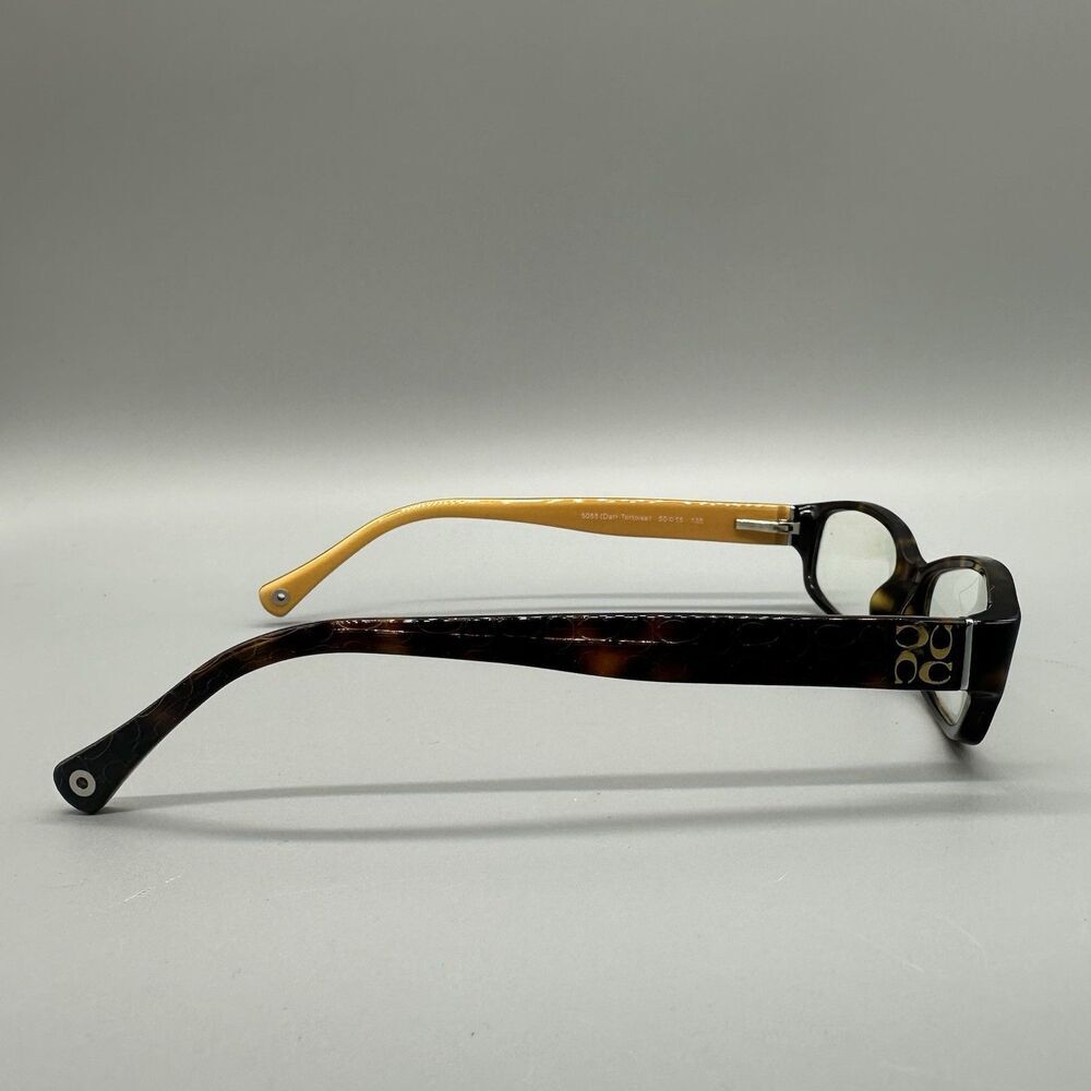 Coach HC6001 Emily 5055 Dark Tortoise Eyeglass FRAMES ONLY 50 15 135 - Picture 4 of 9